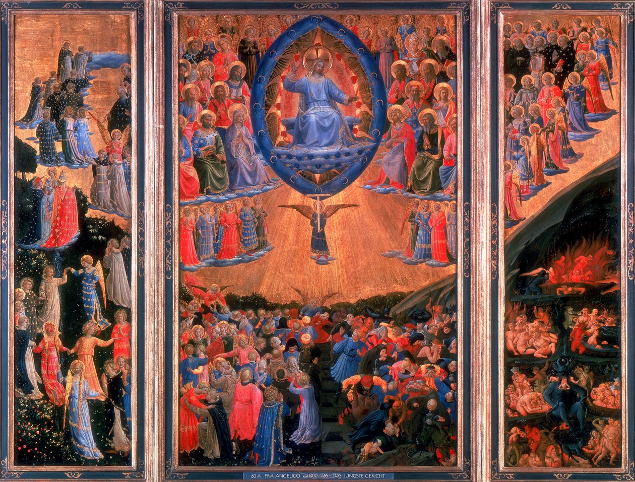 Viimeinen tuomio, c1420-1455 tekijältä Fra Angelico