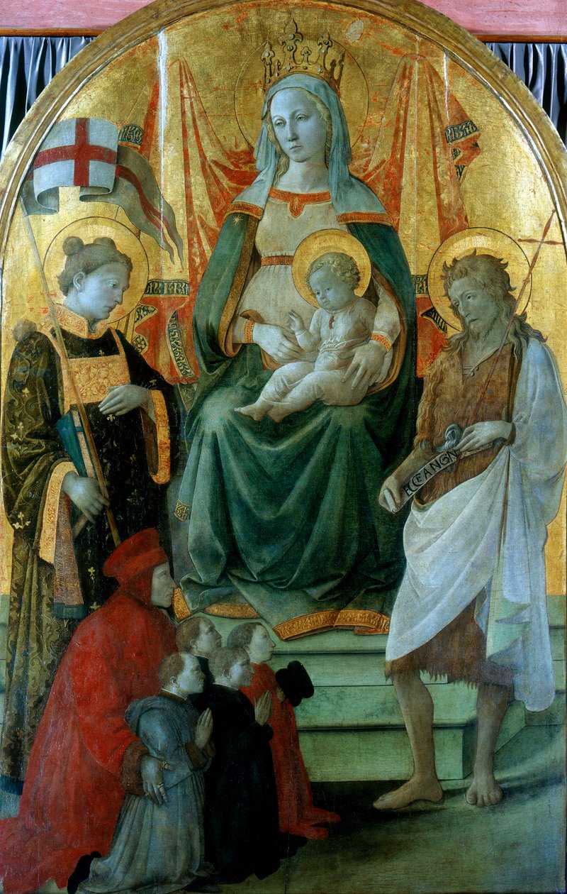 Madonna del Ceppo Osakkeiden Madonna, 1453 tekijältä Fra Filippo Lippi