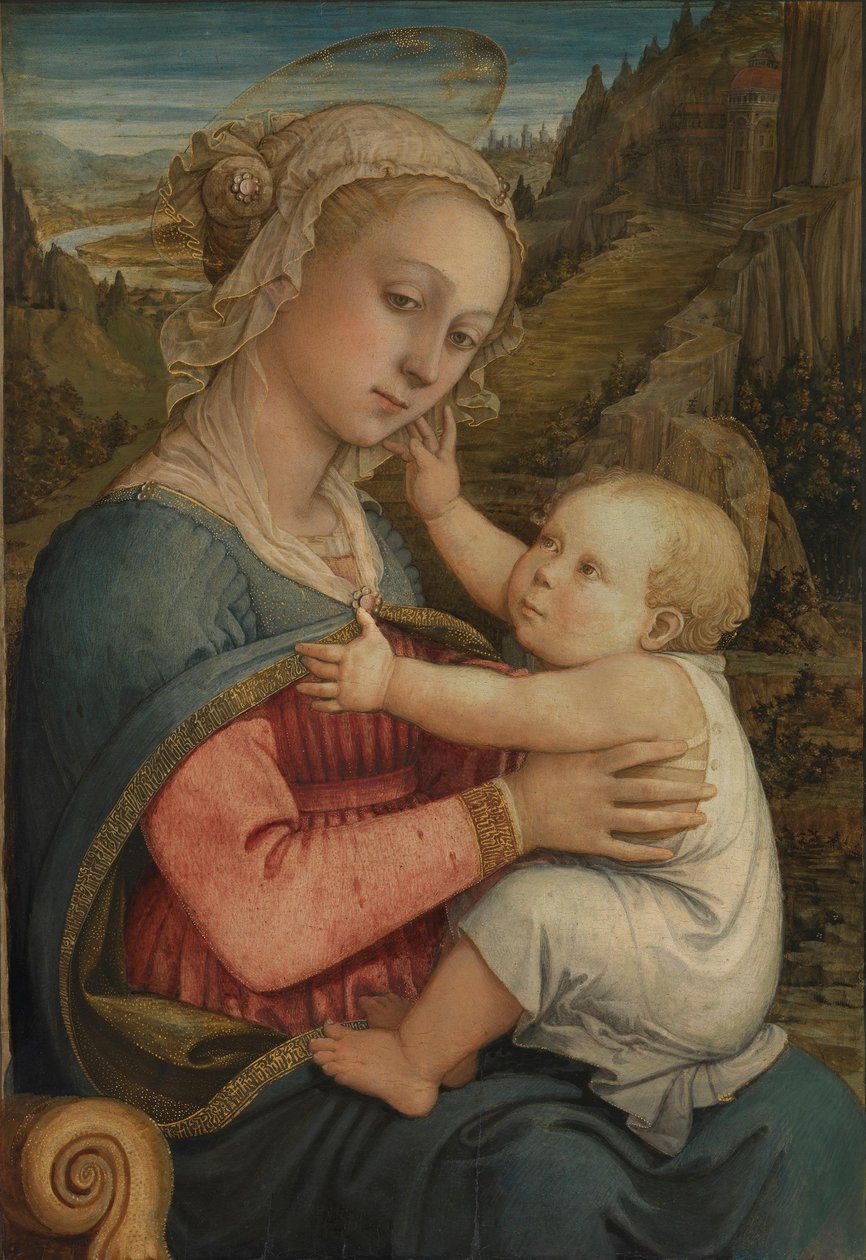 Maria ja lapsi tekijältä Fra Filippo Lippi