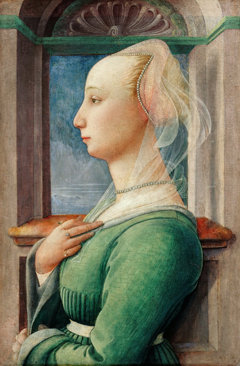 Nuoren naisen muotokuva, n. 1445 tekijältä Fra Filippo Lippi