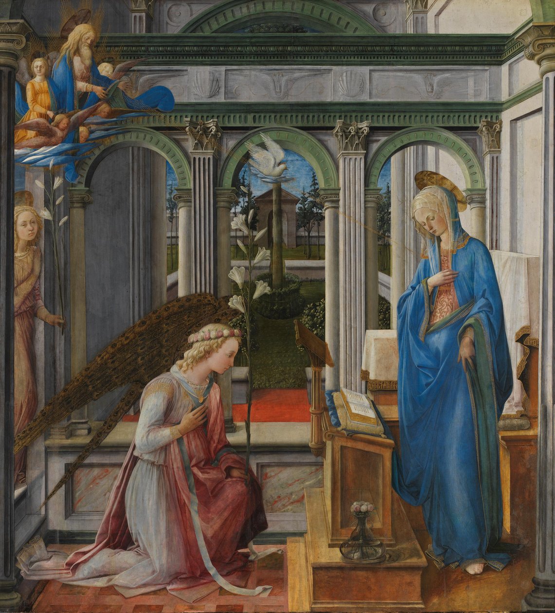 Marian ilmestys tekijältä Fra Filippo Lippi