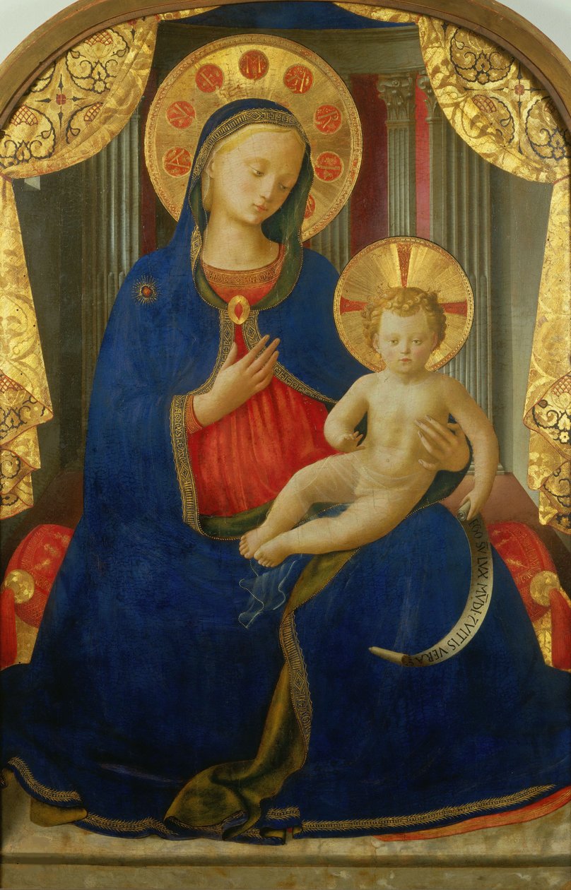 Nöyryyden Madonna Nöyryyden Madonna, noin 1435-1440. tekijältä Fra Giovanni Angelico da Fiesole