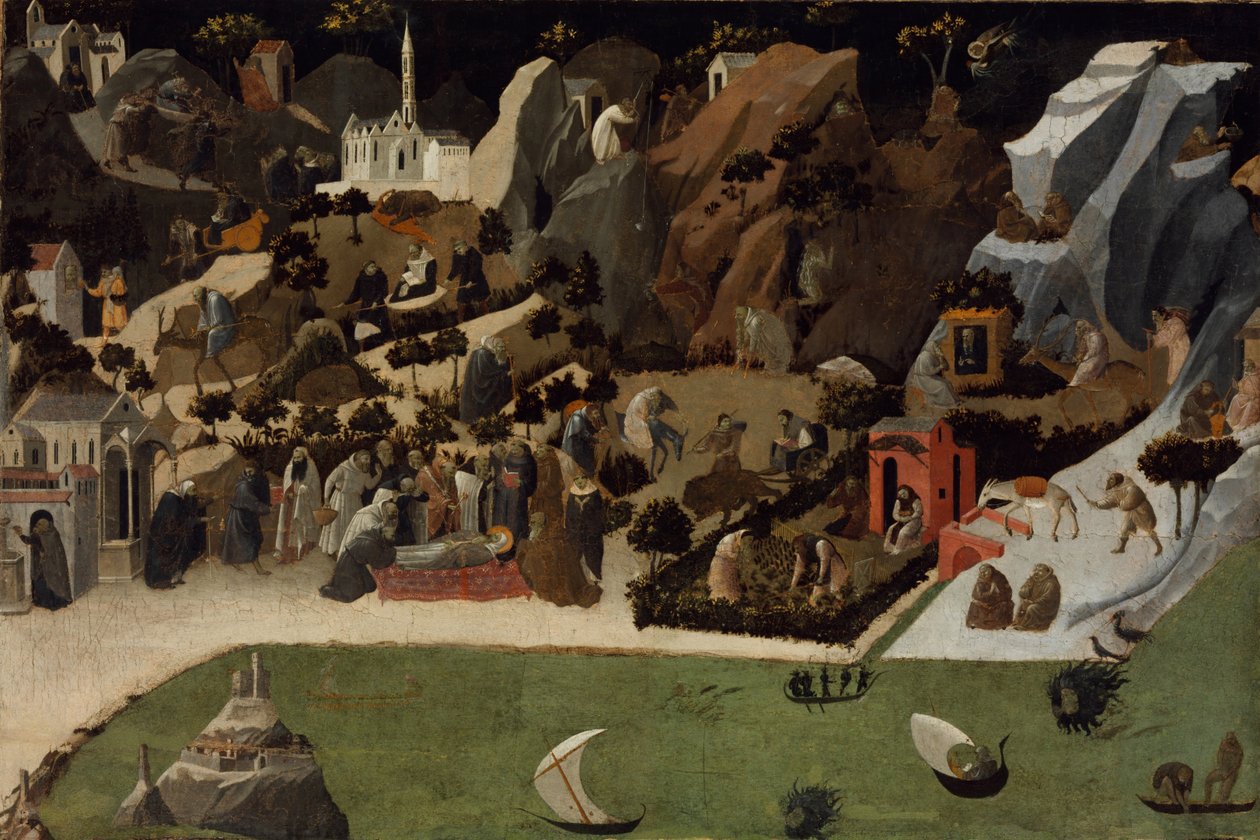Kohtauksia Thebaidin aavikkoisien elämästä tekijältä Fra Giovanni Angelico da Fiesole