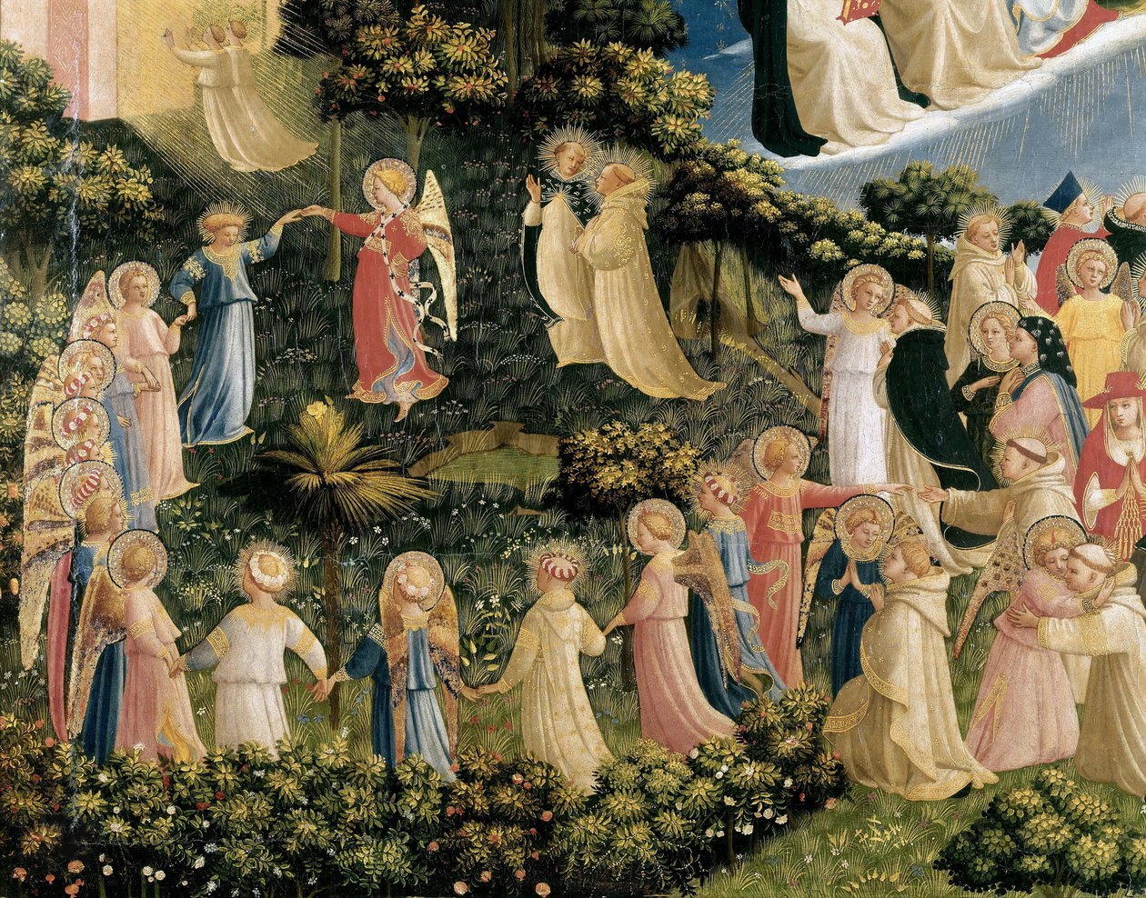 Viimeisen tuomion yksityiskohta, noin 1432. tekijältä Fra Giovanni Angelico da Fiesole