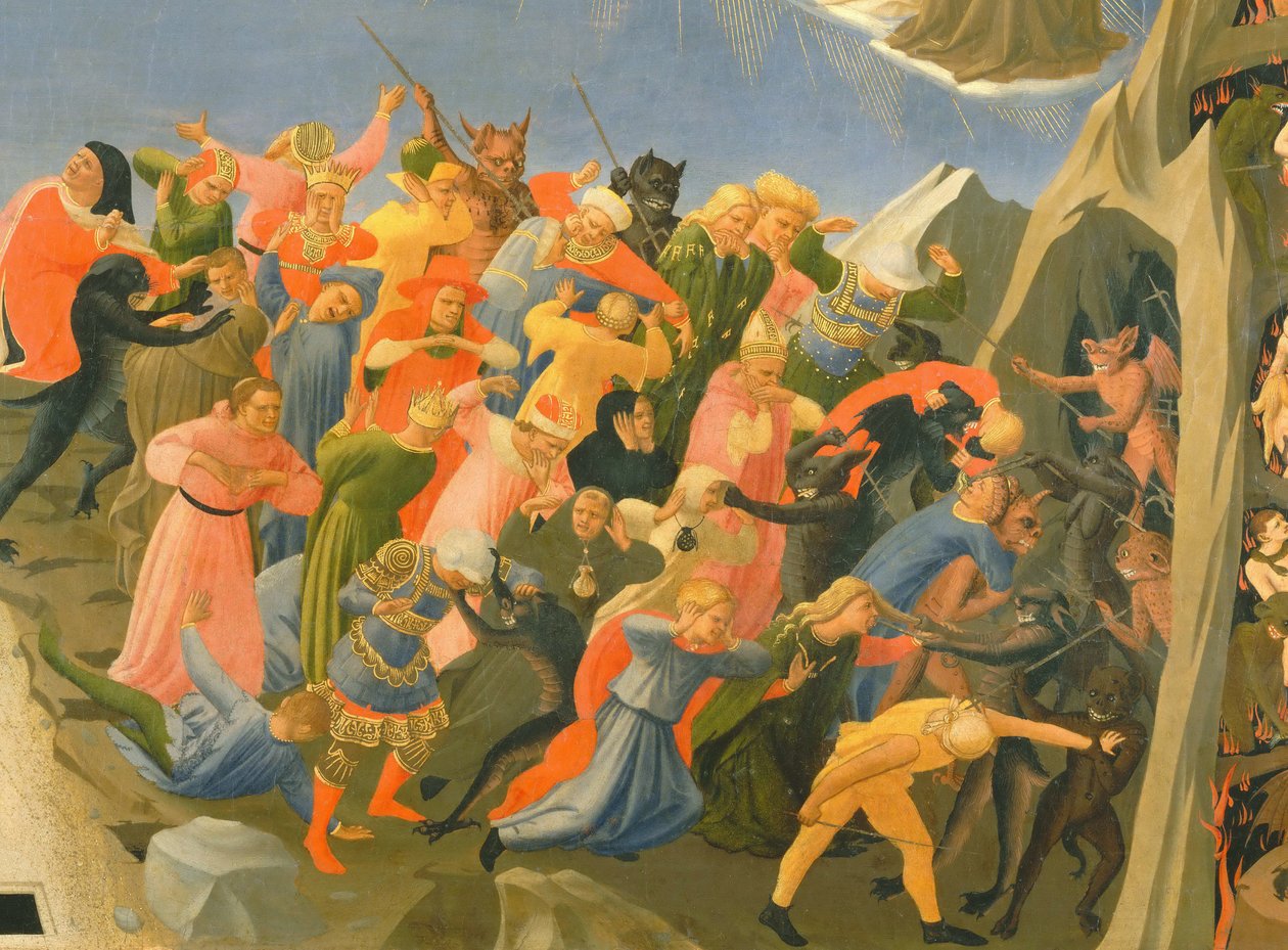 Viimeisen tuomion yksityiskohta, noin 1432. tekijältä Fra Giovanni Angelico da Fiesole