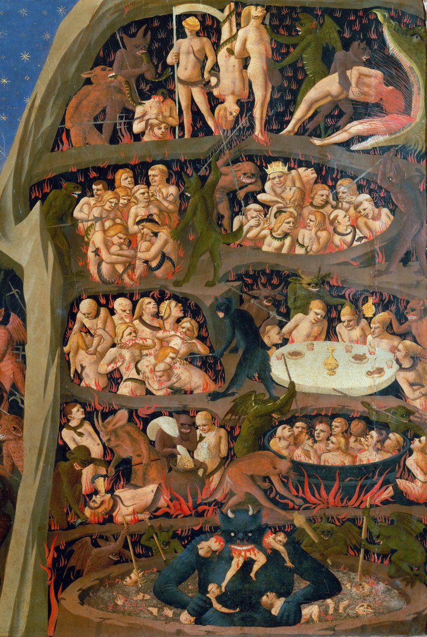 Viimeisen tuomion yksityiskohta, noin 1432. tekijältä Fra Giovanni Angelico da Fiesole