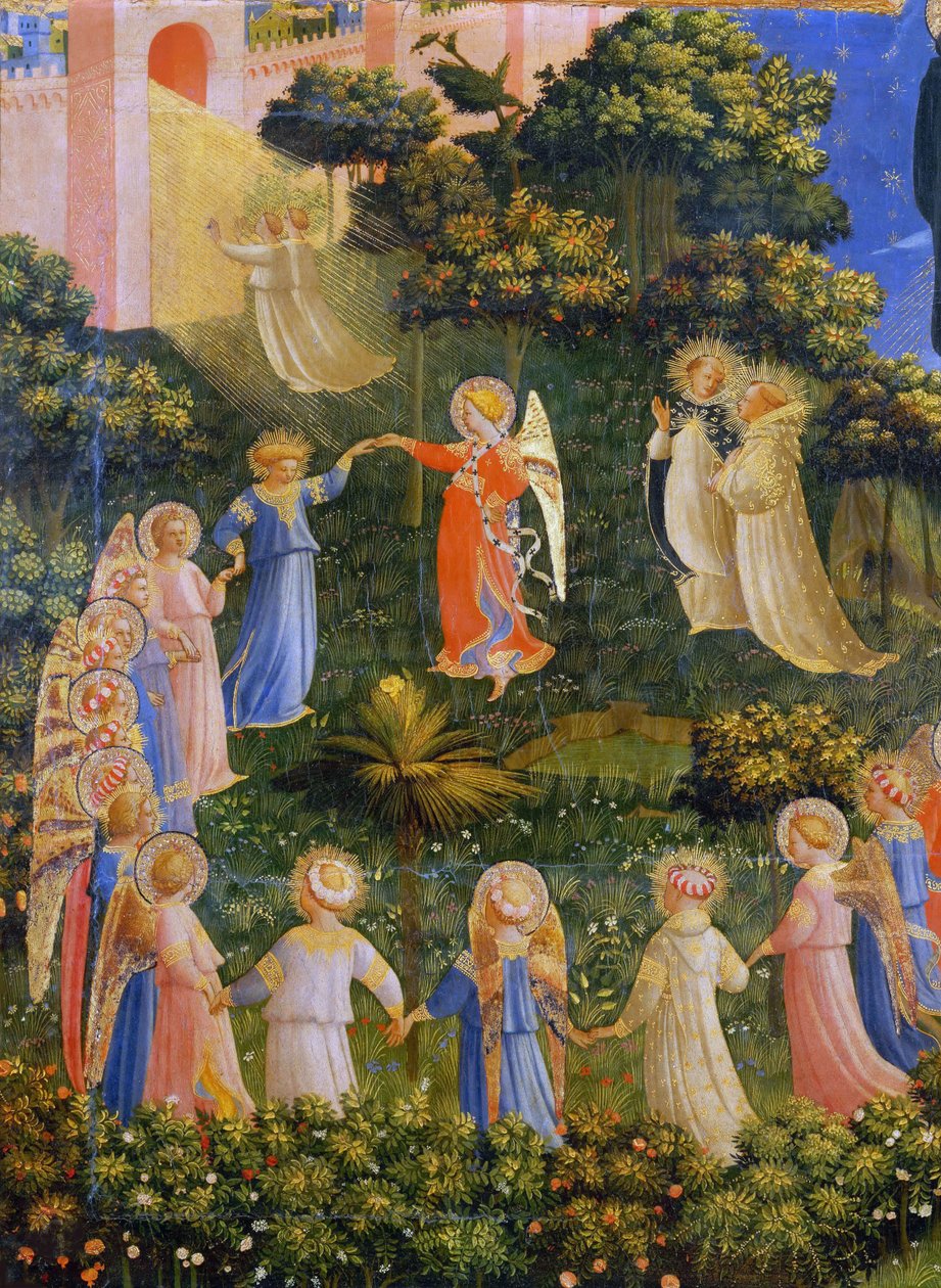 Viimeisen tuomion yksityiskohta, noin 1432. tekijältä Fra Giovanni Angelico da Fiesole