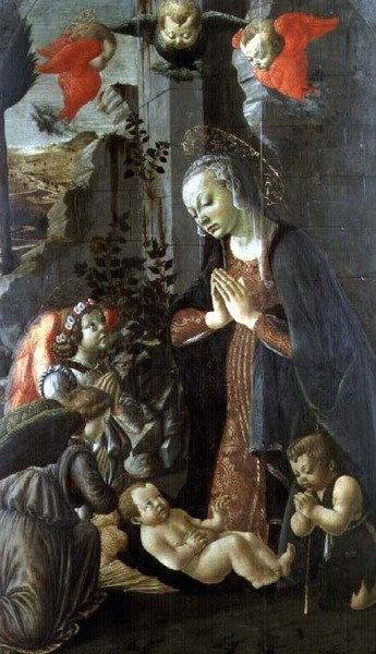 Madonna ja lapsi (paneeli) tekijältä Fra da Pistoia Paolino