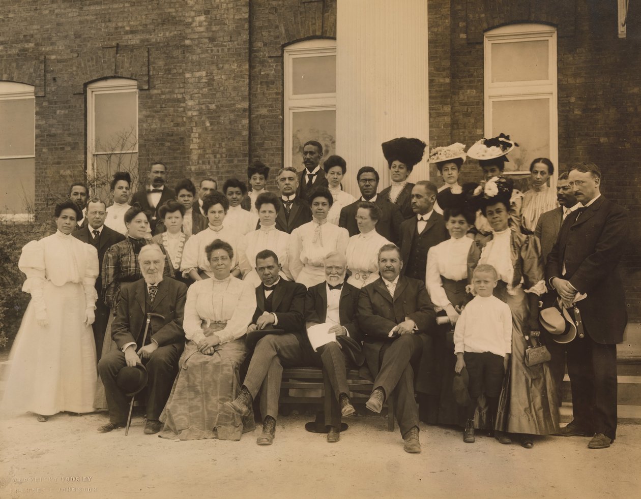 Andrew Carnegie ja Booker T. Washington tekijältä Frances Benjamin Johnston