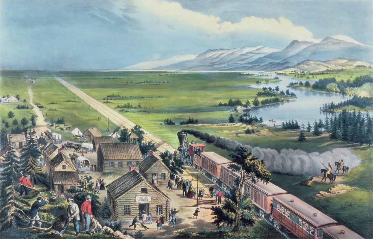 Maanosan poikki: "Westward the Course of Empire Takes it