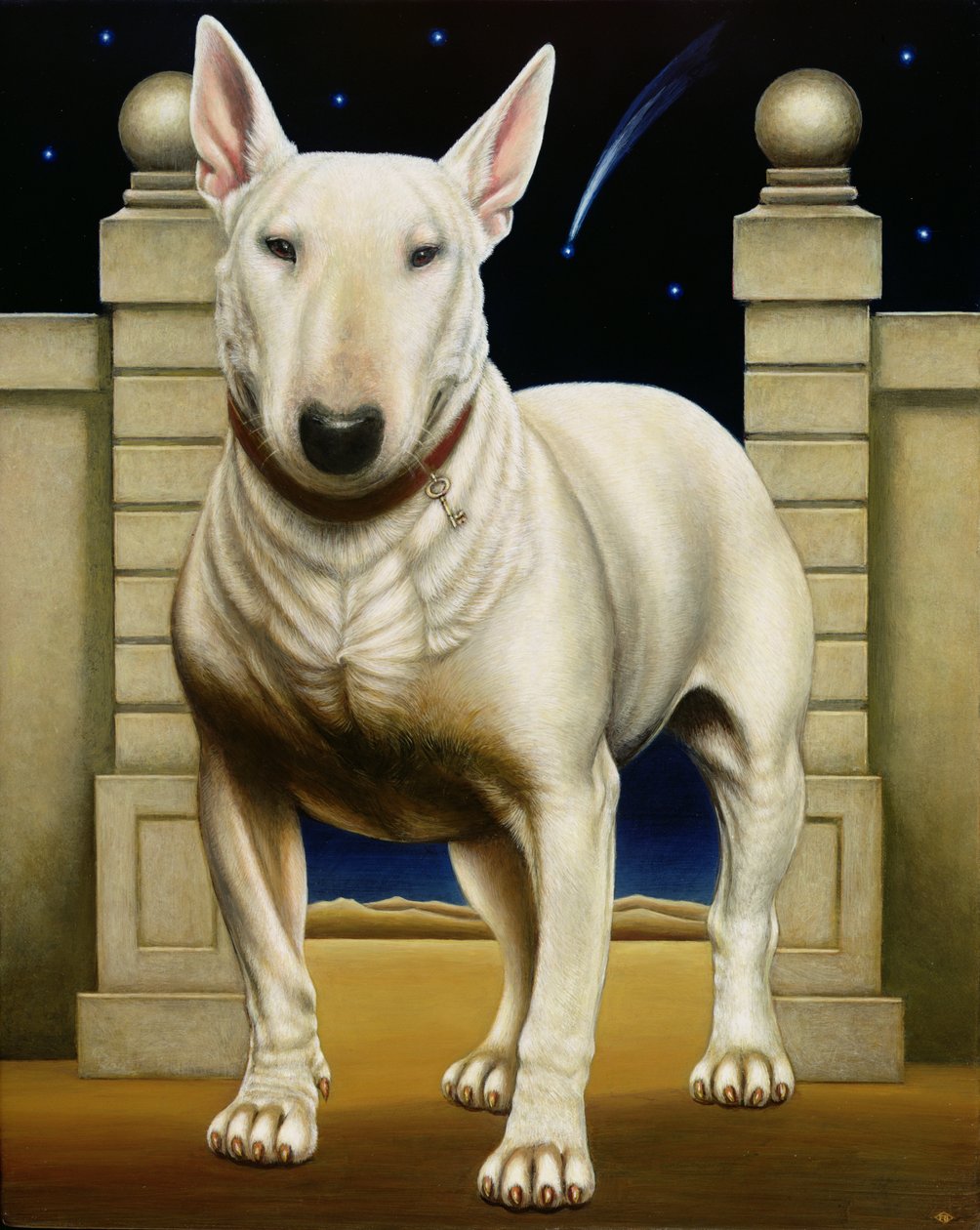 Dulcina, 2000 (öljy ja tempera paneelissa) tekijältä Frances Broomfield