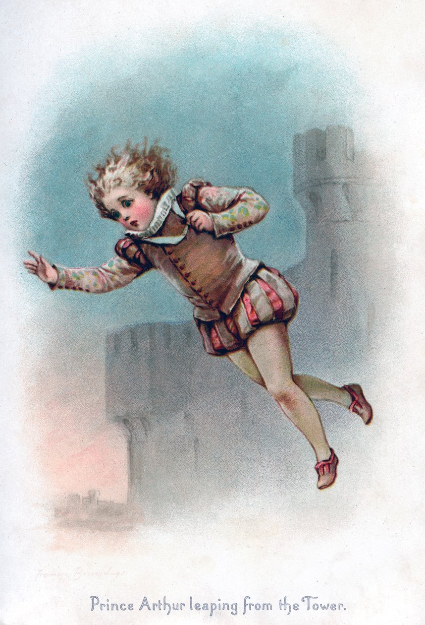 Prinssi Arthur hyppää tornista, 1897. tekijältä Frances Brundage