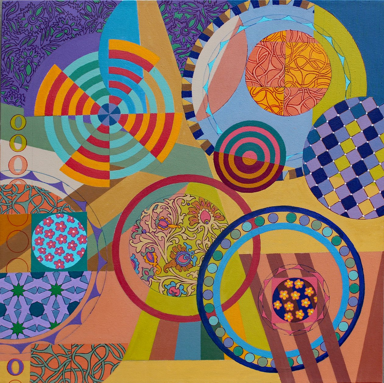 Baila Baila, 2024 (akryyli kankaalle) tekijältä Frances Ferdinands