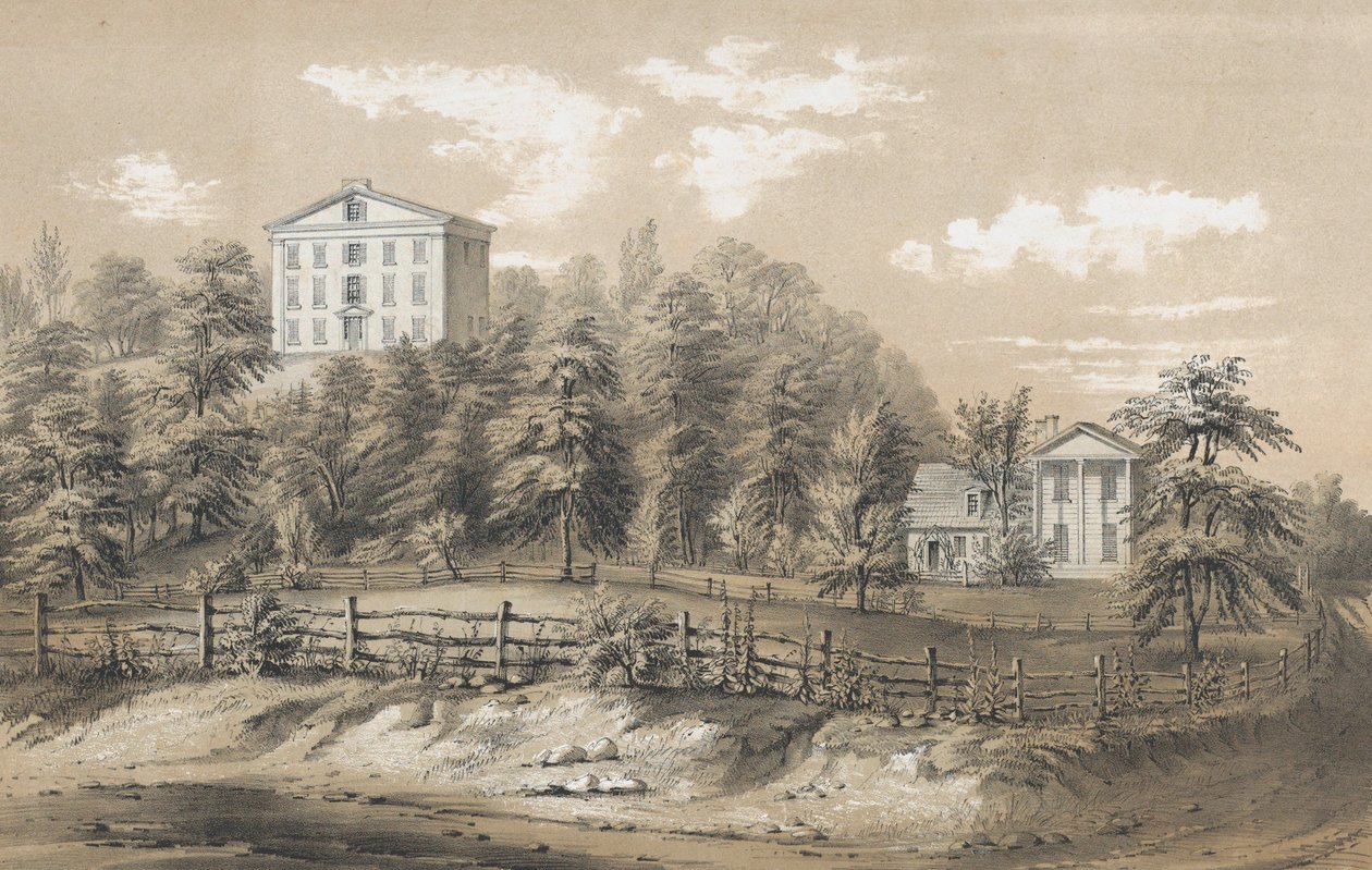 Richmond Seminary, Staten Island, N.Y., 1847-48. tekijältä Frances Flora Bond Palmer