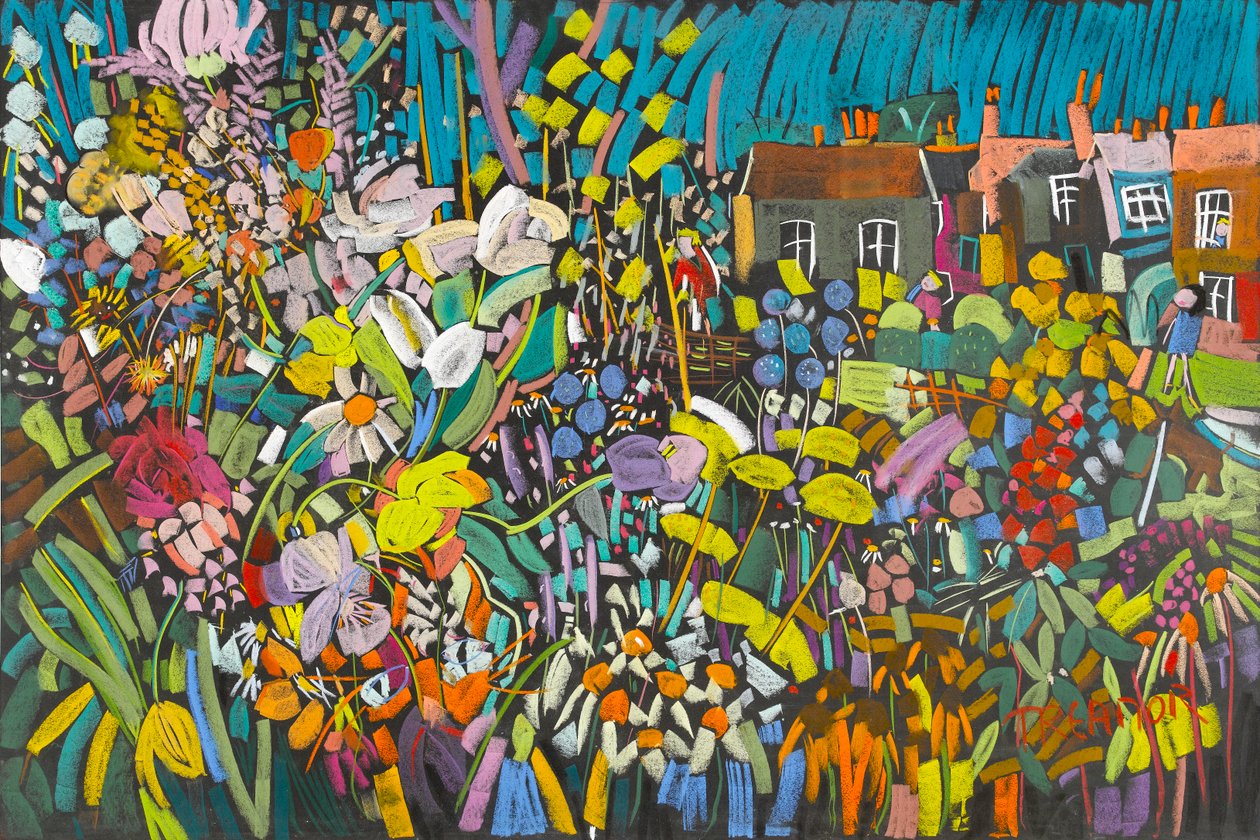 Allotment Garden, 2009 (pastelli laivalla) tekijältä Frances Treanor