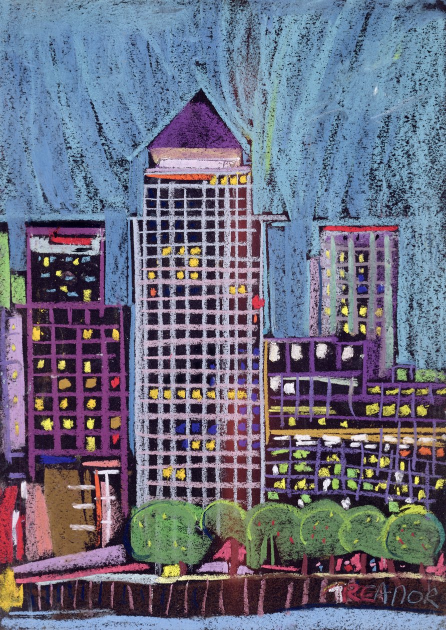 Canary Wharf Lontoon Docklandsissa tekijältä Frances Treanor