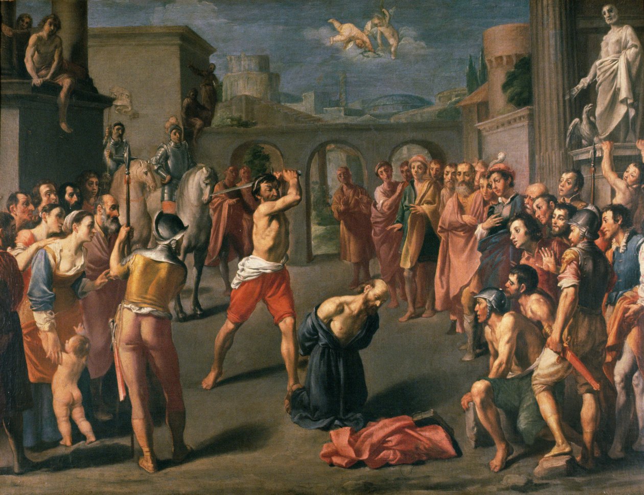 Pyhän Paavalin marttyyrikuolema tekijältä Franceschino Carracci