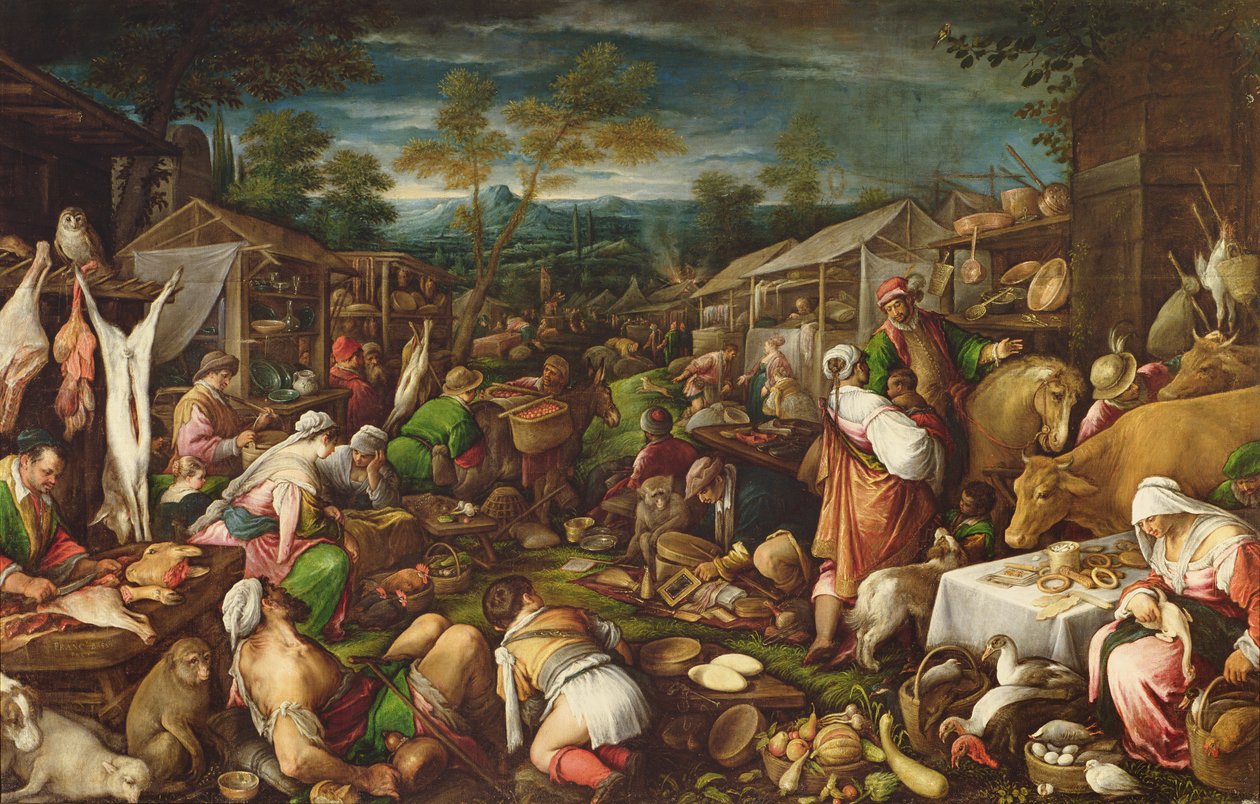 Vuosinäyttely, 1580-85, tekijältä Francesco Bassano
