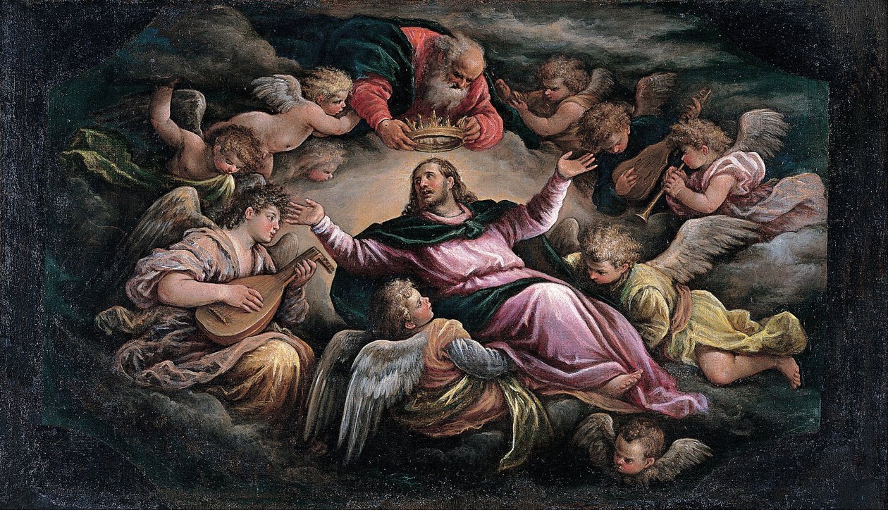 Kristus kirkkaudessa tekijältä Francesco Bassano