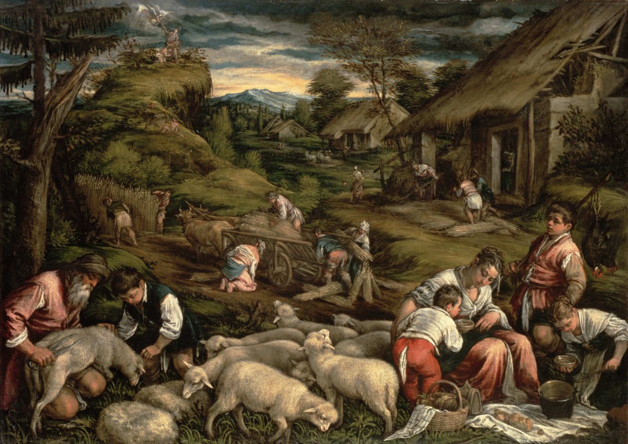 Kesä, 1576, (katso lisätietoja numerosta 65686) (katso myös 75815) tekijältä Francesco Bassano