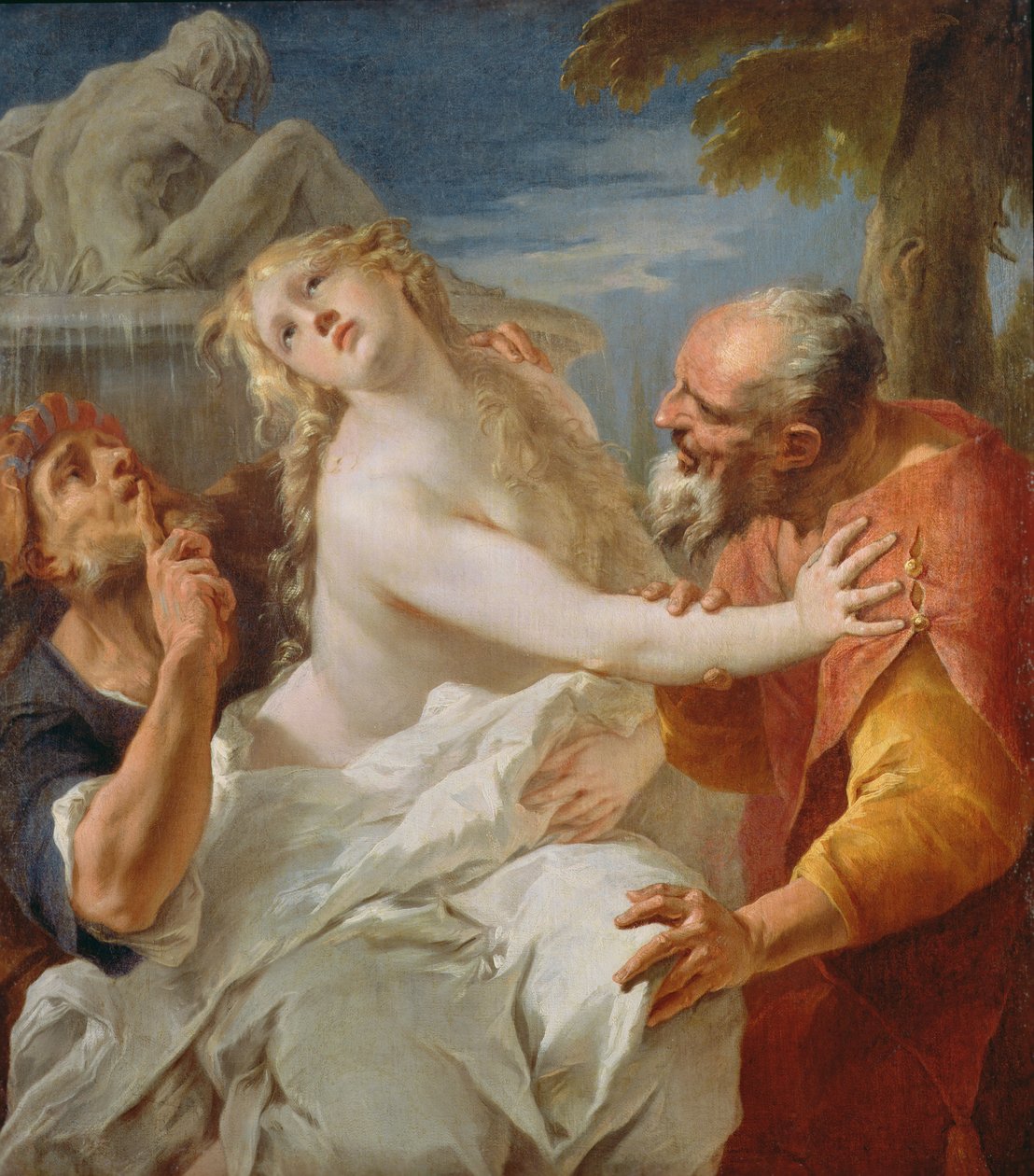 Susanna ja vanhimmat tekijältä Francesco Bernardini