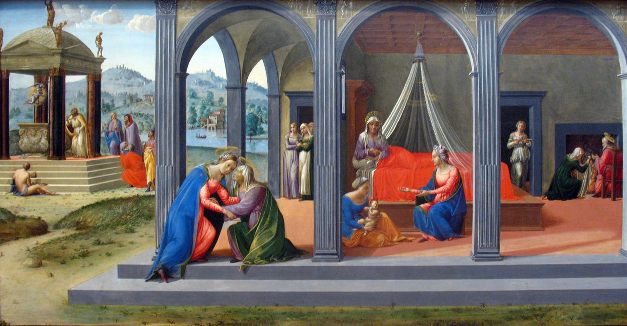 Szenen aus dem Leben Johannes des Täufers tekijältä Francesco Granacci