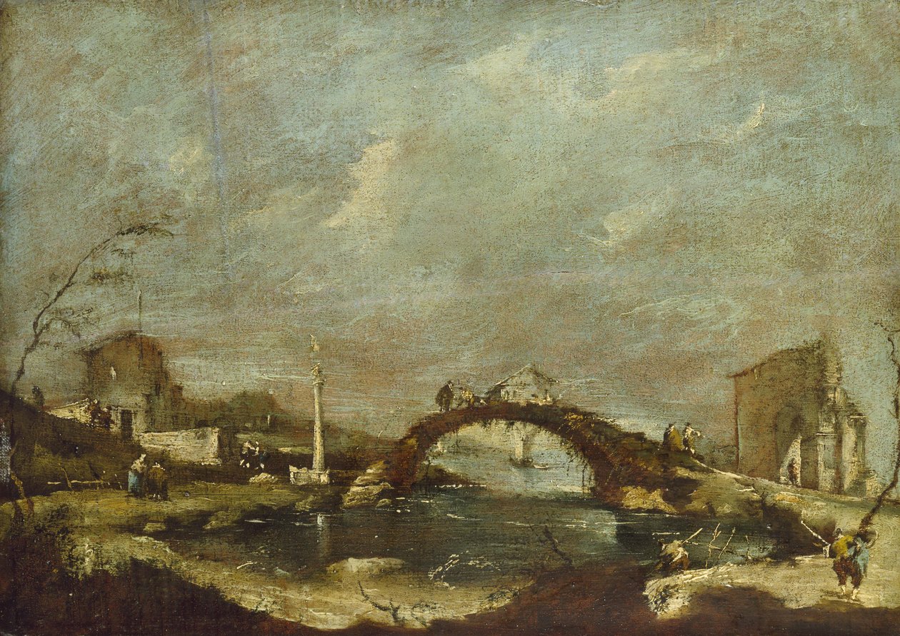 Capriccio Maisema tekijältä Francesco Guardi