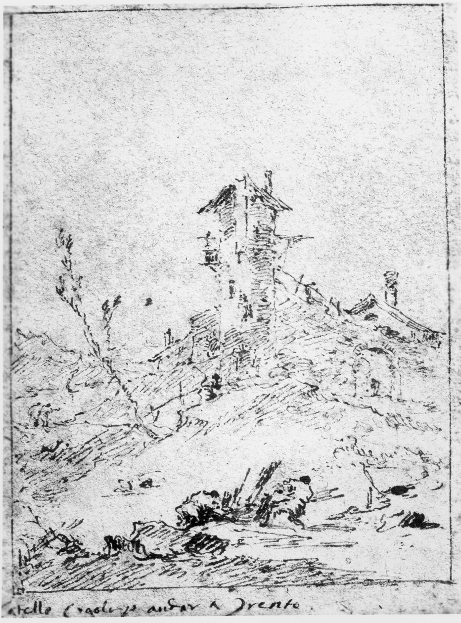 Castel Cogolo Mennä Trentoon tekijältä Francesco Guardi