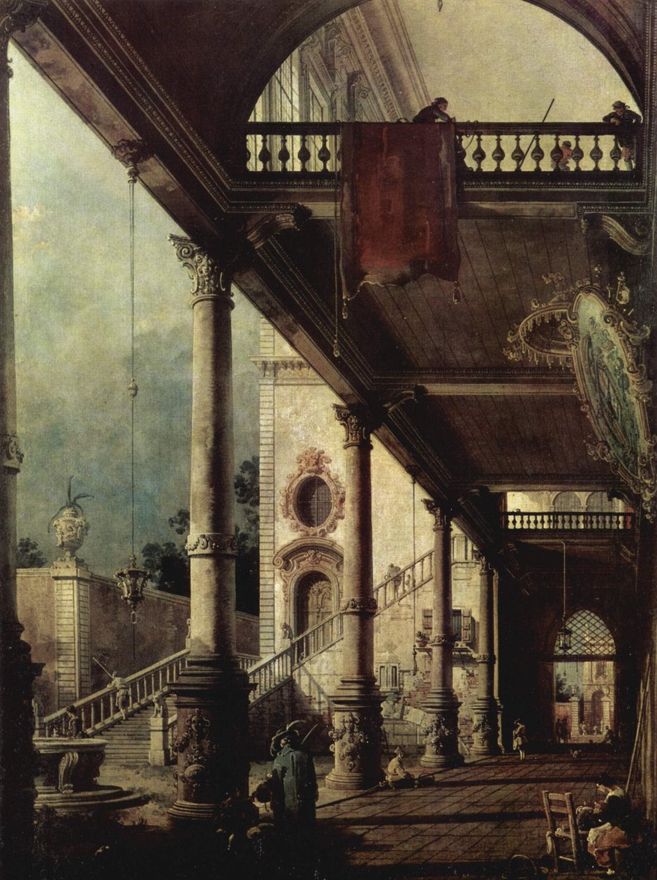 Der Laubengang tekijältä Francesco Guardi