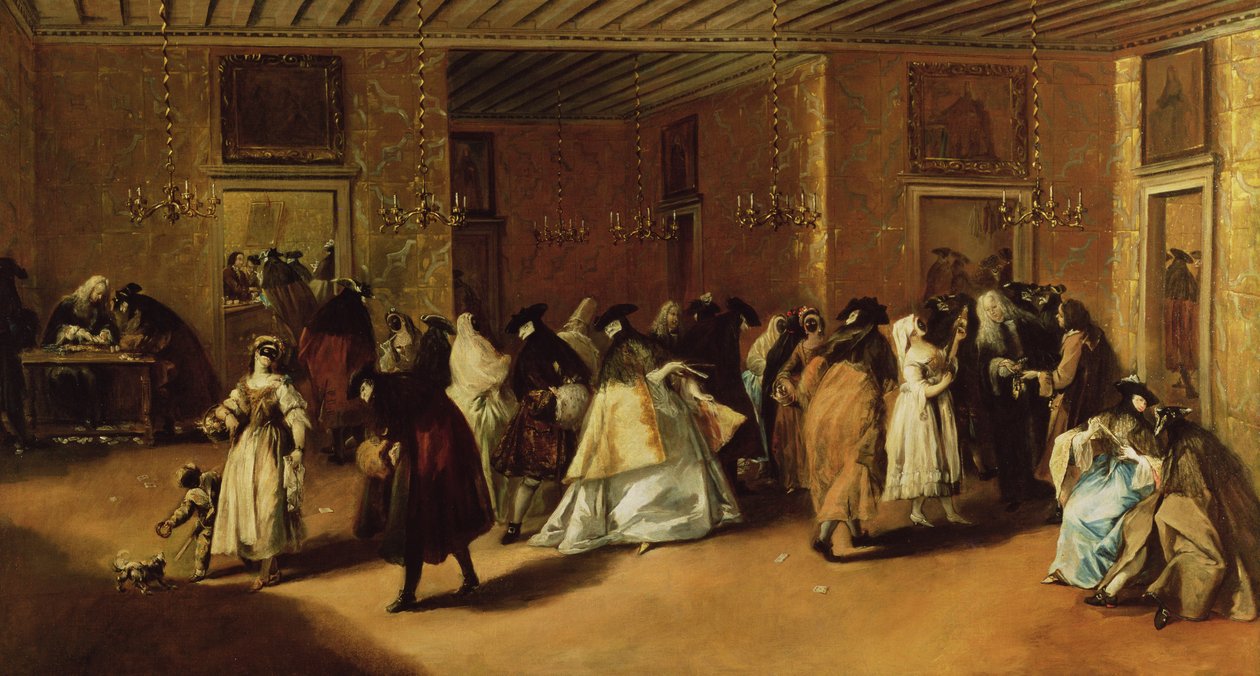 Naamioitu kokous tekijältä Francesco Guardi