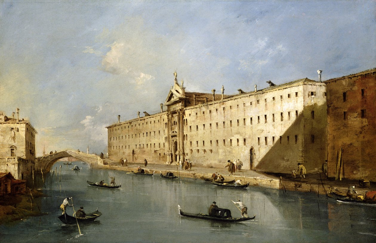 Rio dei Mendicanti tekijältä Francesco Guardi