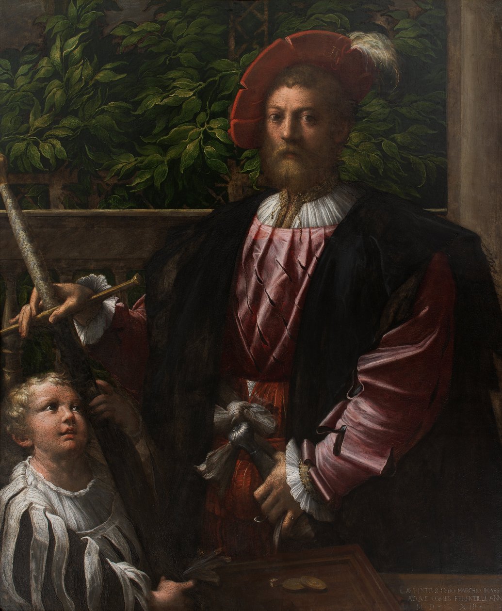 Muotokuva Lorenzo Cybo tekijältä Parmigianino