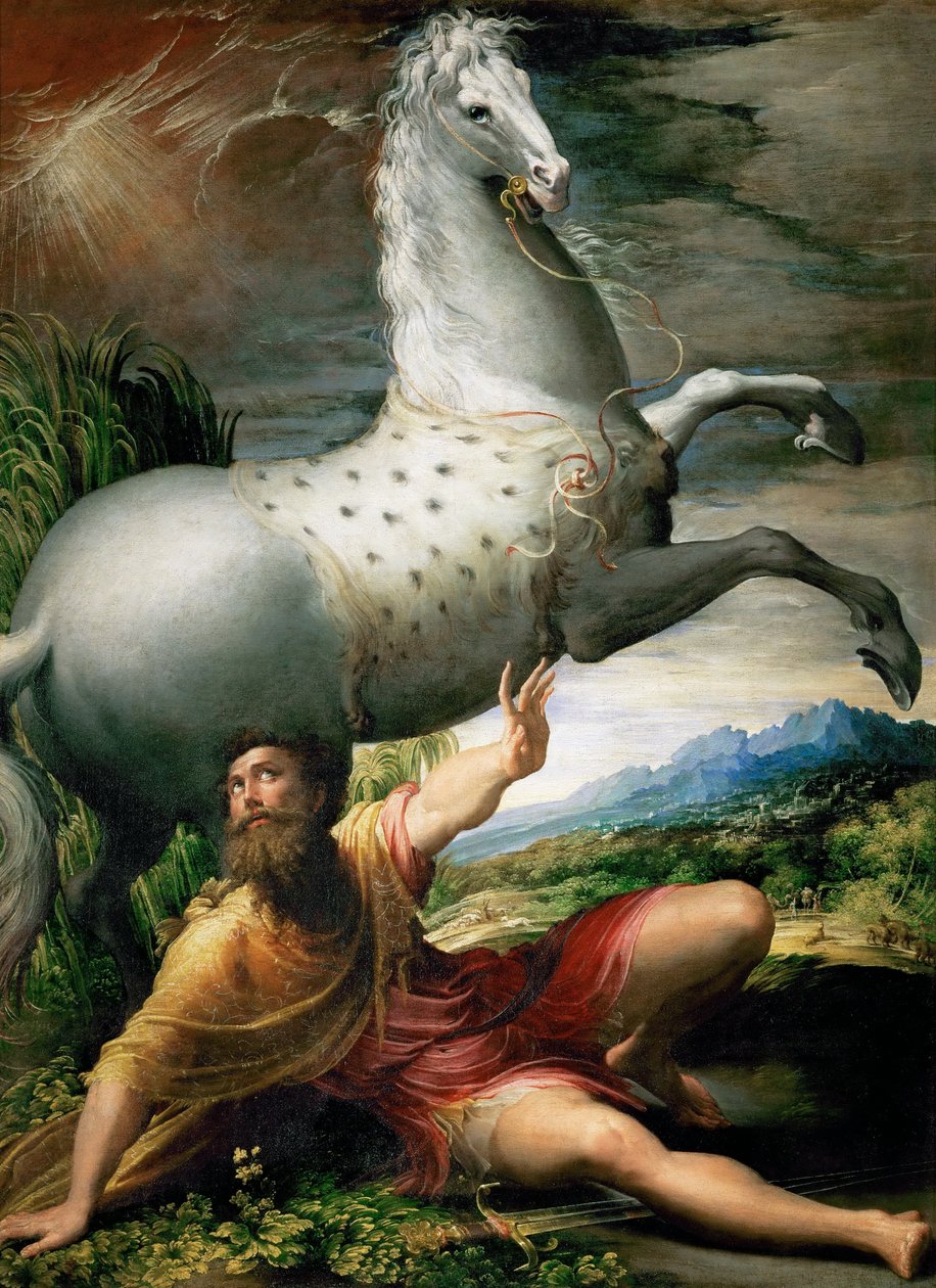 Omakuva kuperassa peilissä tekijältä Parmigianino