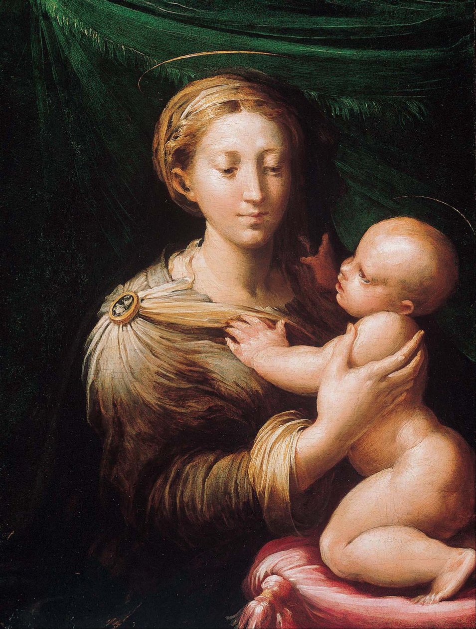 Madonna ja lapsi tekijältä Parmigianino