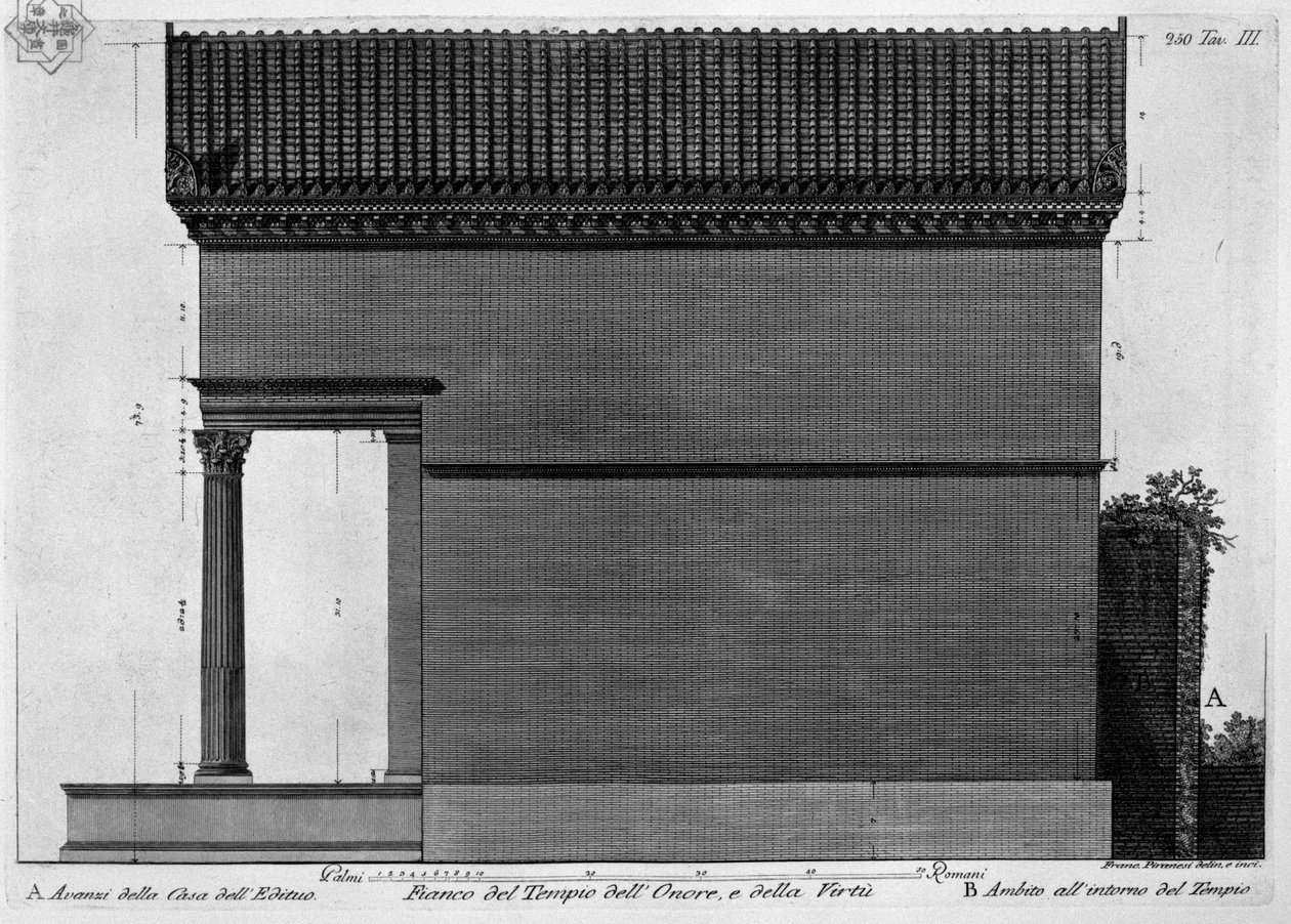 Fianco del Tempio dell 