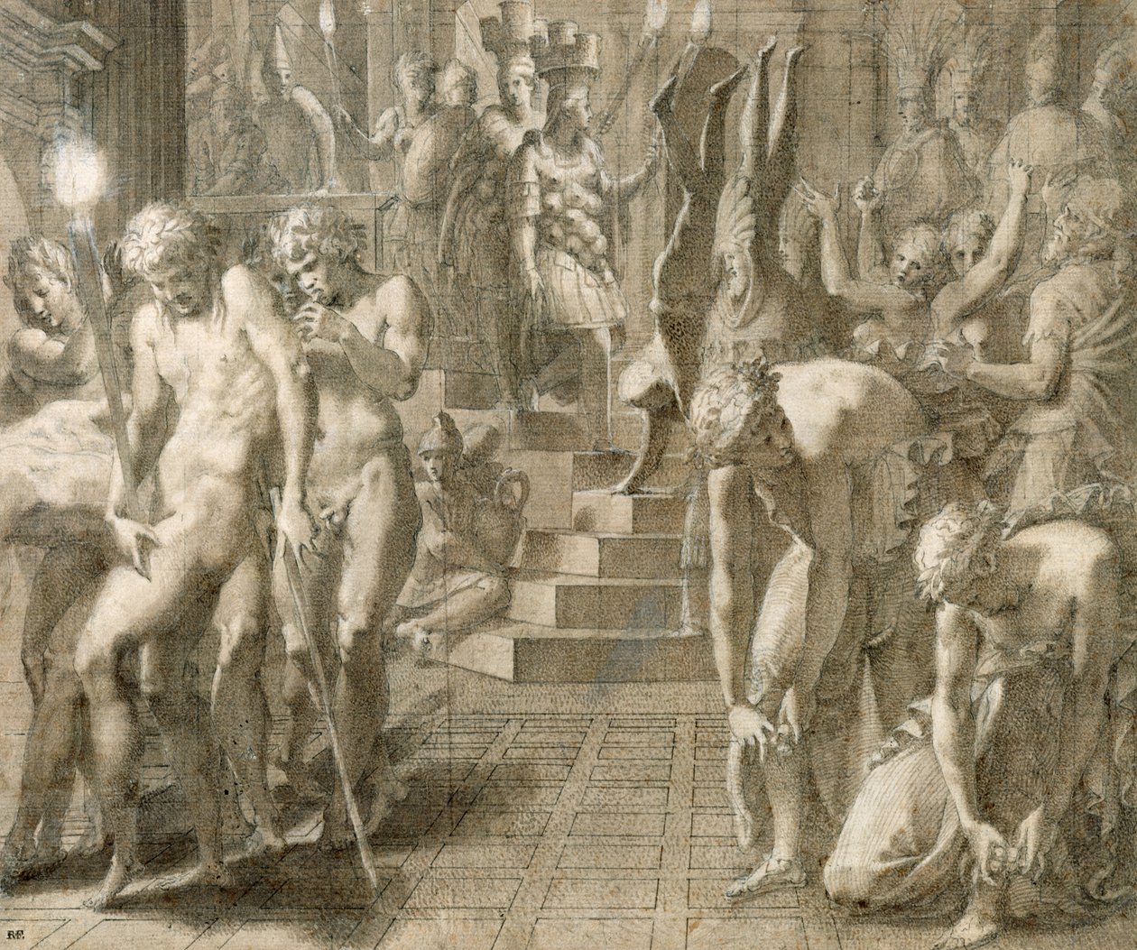 Naamiaiset Persepoliksessa tekijältä Francesco Primaticcio
