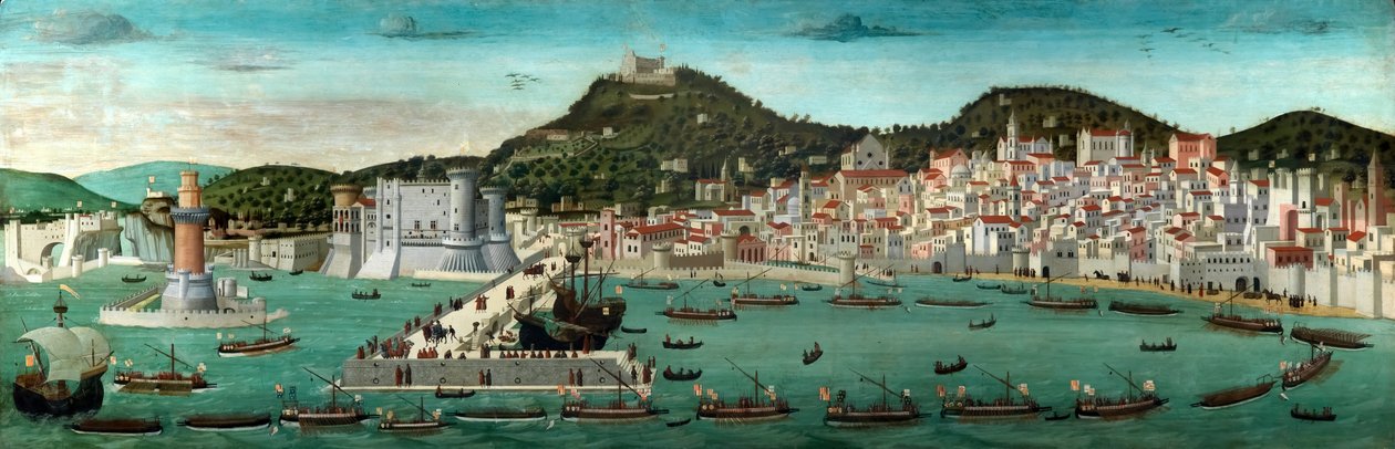 Tavola Strozzi, 1472-3 (tempera paneelissa) tekijältä Francesco Rosselli