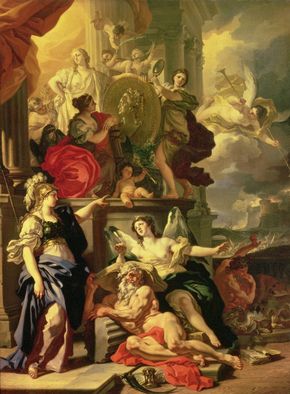 Hallituksen allegoria, 1690 tekijältä Francesco Solimena