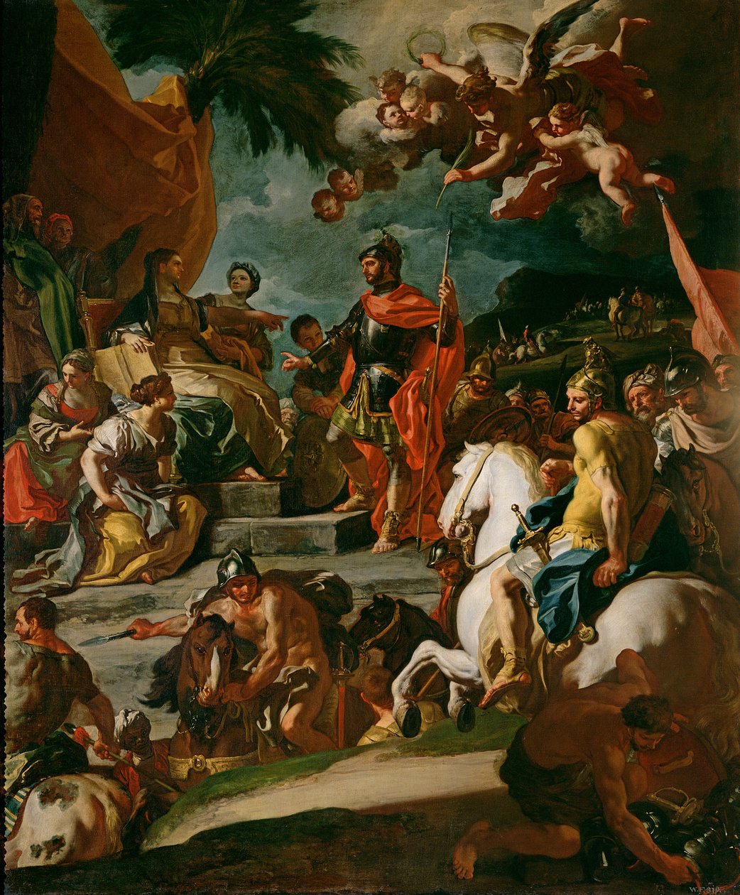 Barak ja Deborah tekijältä Francesco Solimena