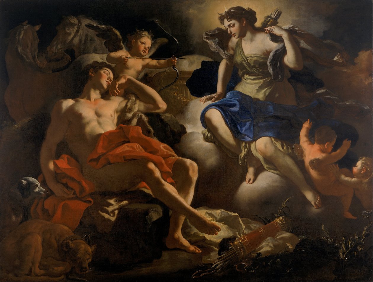 Diana ja Endymion tekijältä Francesco Solimena