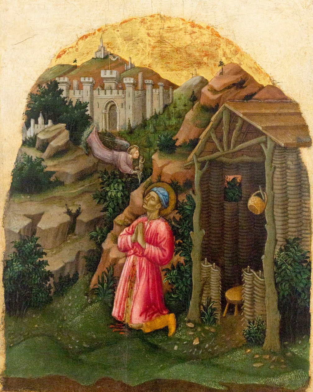 La morte di San Mamante tekijältä Francesco de Franceschi