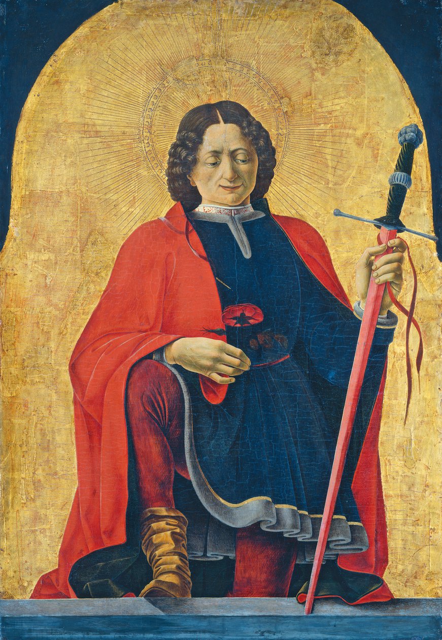 St Florian, n. 1473-74 (tempera paneelissa) tekijältä Francesco del Cossa