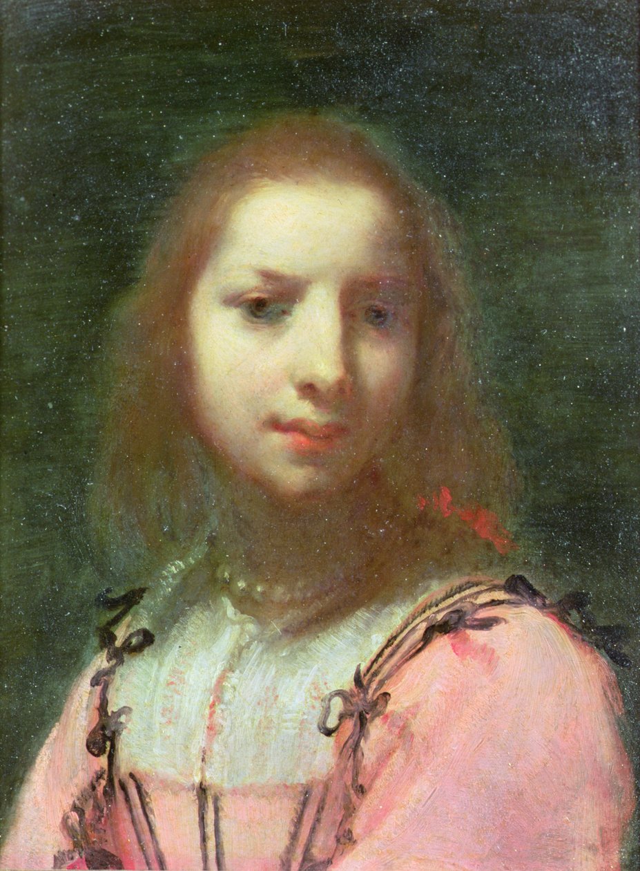 Nuoren naisen muotokuva, n. 1640 (öljy kuparille) tekijältä Francesco (attr. to) Furini