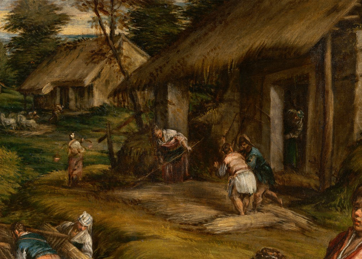 Kesä, 1576 (yksityiskohta numerosta 65685) tekijältä Francesco Bassano