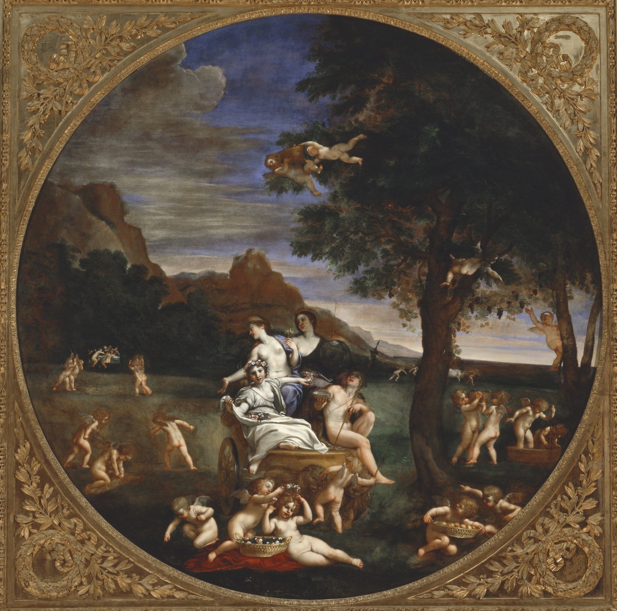 Maan elementti, 1625-28 tekijältä Francesco Albani