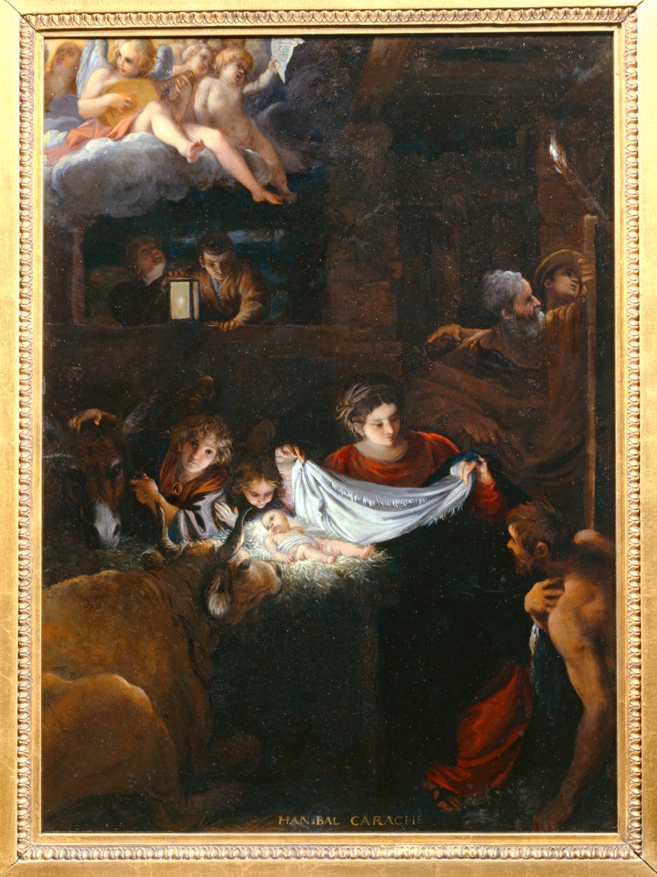 La Nativite - Nativity ... tekijältä Francesco Albani