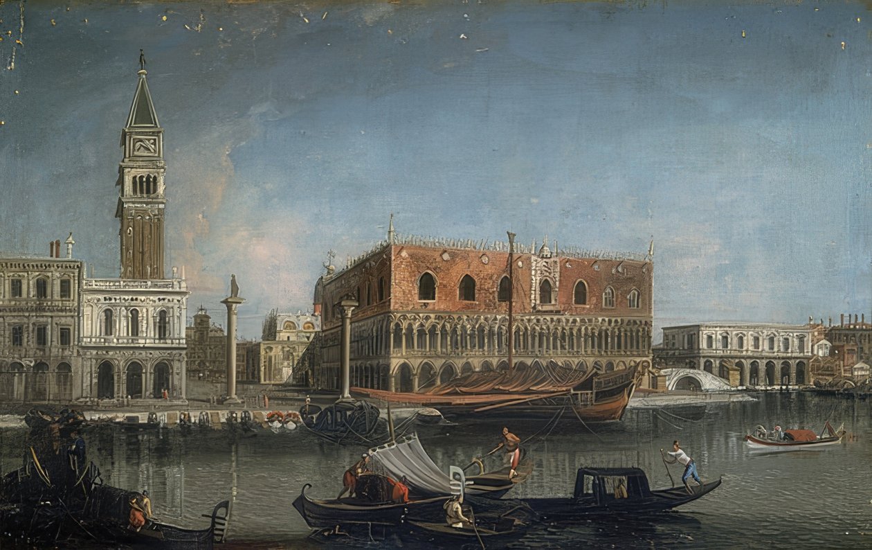 Ducal Palace. Noin 1735-1740 tekijältä Francesco Albotto