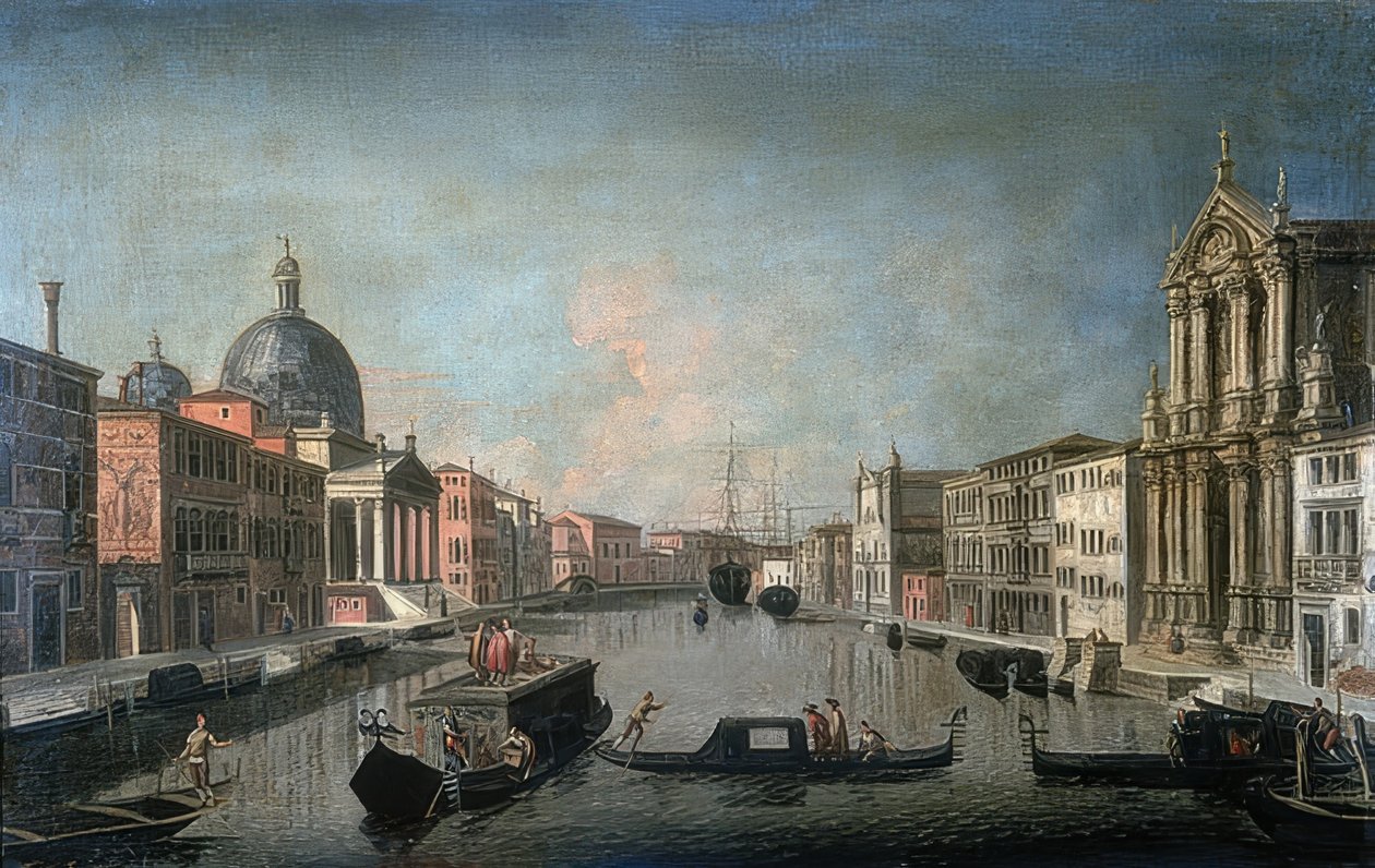 Santa Maria degli Schiavoni. n. 1735-1740. tekijältä Francesco Albotto