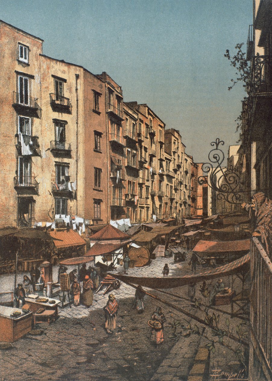 Strada Selleria Pendinolle Napolissa tekijältä Francesco Aversano