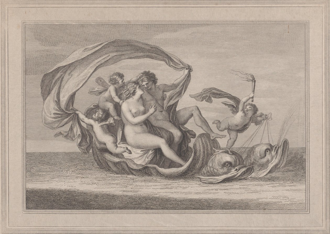 Acis ja Galatea, 1787. tekijältä Francesco Bartolozzi